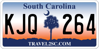 SC license plate KJQ264
