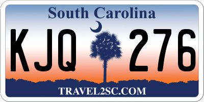 SC license plate KJQ276