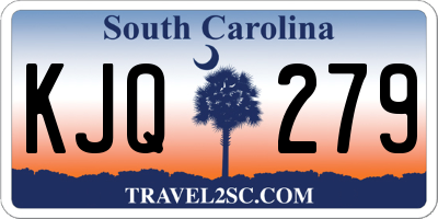 SC license plate KJQ279