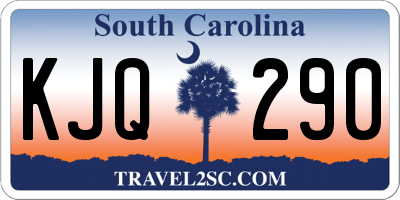 SC license plate KJQ290