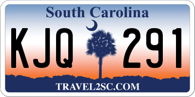 SC license plate KJQ291