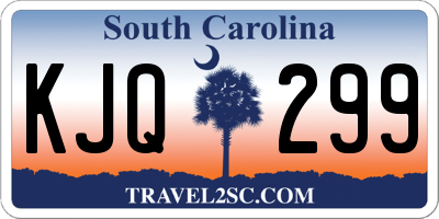 SC license plate KJQ299