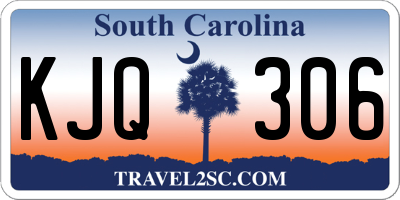 SC license plate KJQ306
