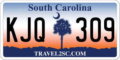 SC license plate KJQ309