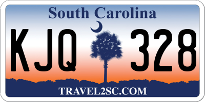 SC license plate KJQ328