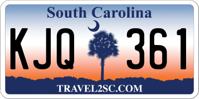 SC license plate KJQ361