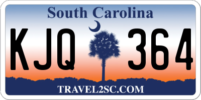 SC license plate KJQ364