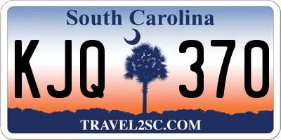 SC license plate KJQ370