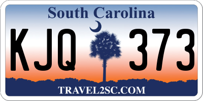 SC license plate KJQ373