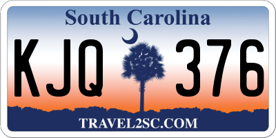 SC license plate KJQ376