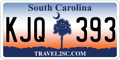 SC license plate KJQ393