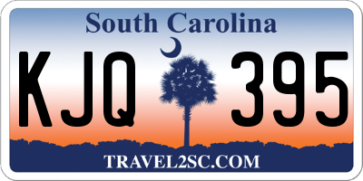 SC license plate KJQ395