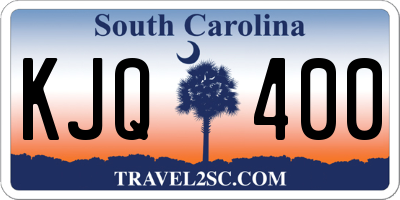SC license plate KJQ400