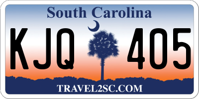 SC license plate KJQ405