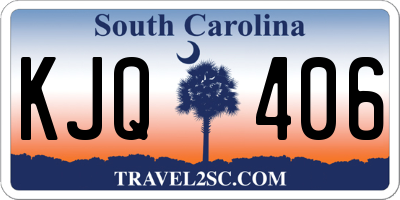 SC license plate KJQ406