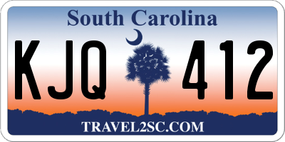 SC license plate KJQ412