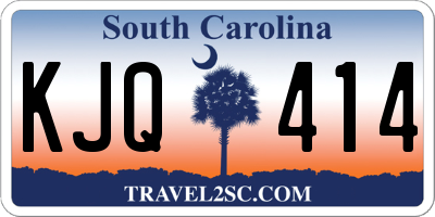 SC license plate KJQ414