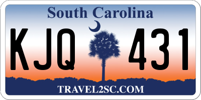 SC license plate KJQ431