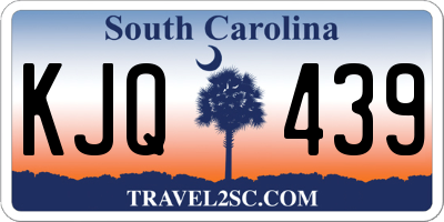 SC license plate KJQ439