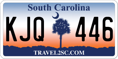 SC license plate KJQ446