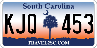 SC license plate KJQ453