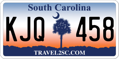 SC license plate KJQ458