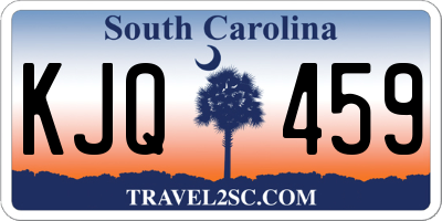 SC license plate KJQ459