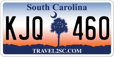 SC license plate KJQ460