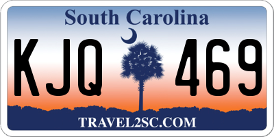 SC license plate KJQ469