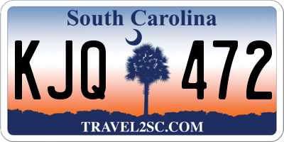 SC license plate KJQ472
