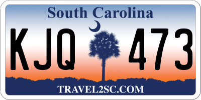 SC license plate KJQ473