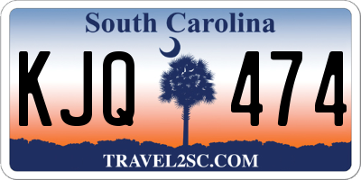 SC license plate KJQ474