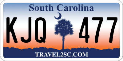 SC license plate KJQ477