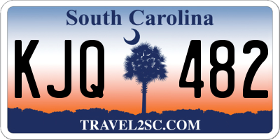 SC license plate KJQ482