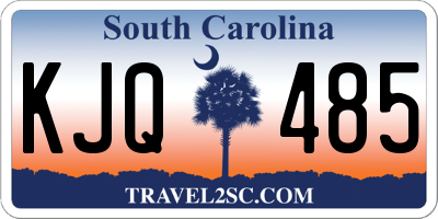 SC license plate KJQ485