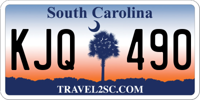 SC license plate KJQ490