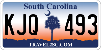 SC license plate KJQ493