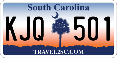SC license plate KJQ501