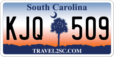 SC license plate KJQ509