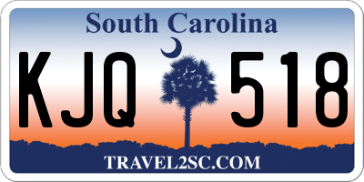 SC license plate KJQ518