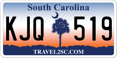SC license plate KJQ519