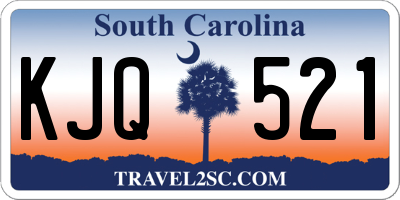 SC license plate KJQ521