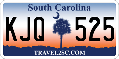 SC license plate KJQ525