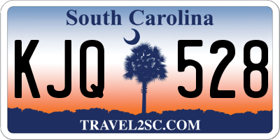 SC license plate KJQ528