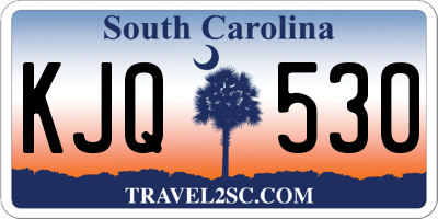 SC license plate KJQ530