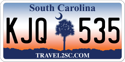SC license plate KJQ535