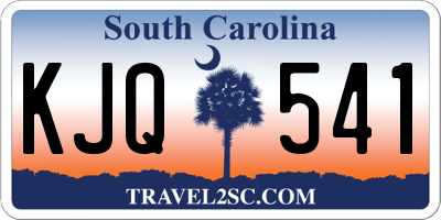 SC license plate KJQ541