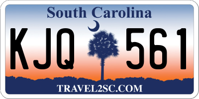 SC license plate KJQ561