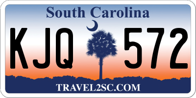 SC license plate KJQ572