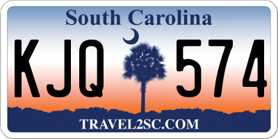 SC license plate KJQ574